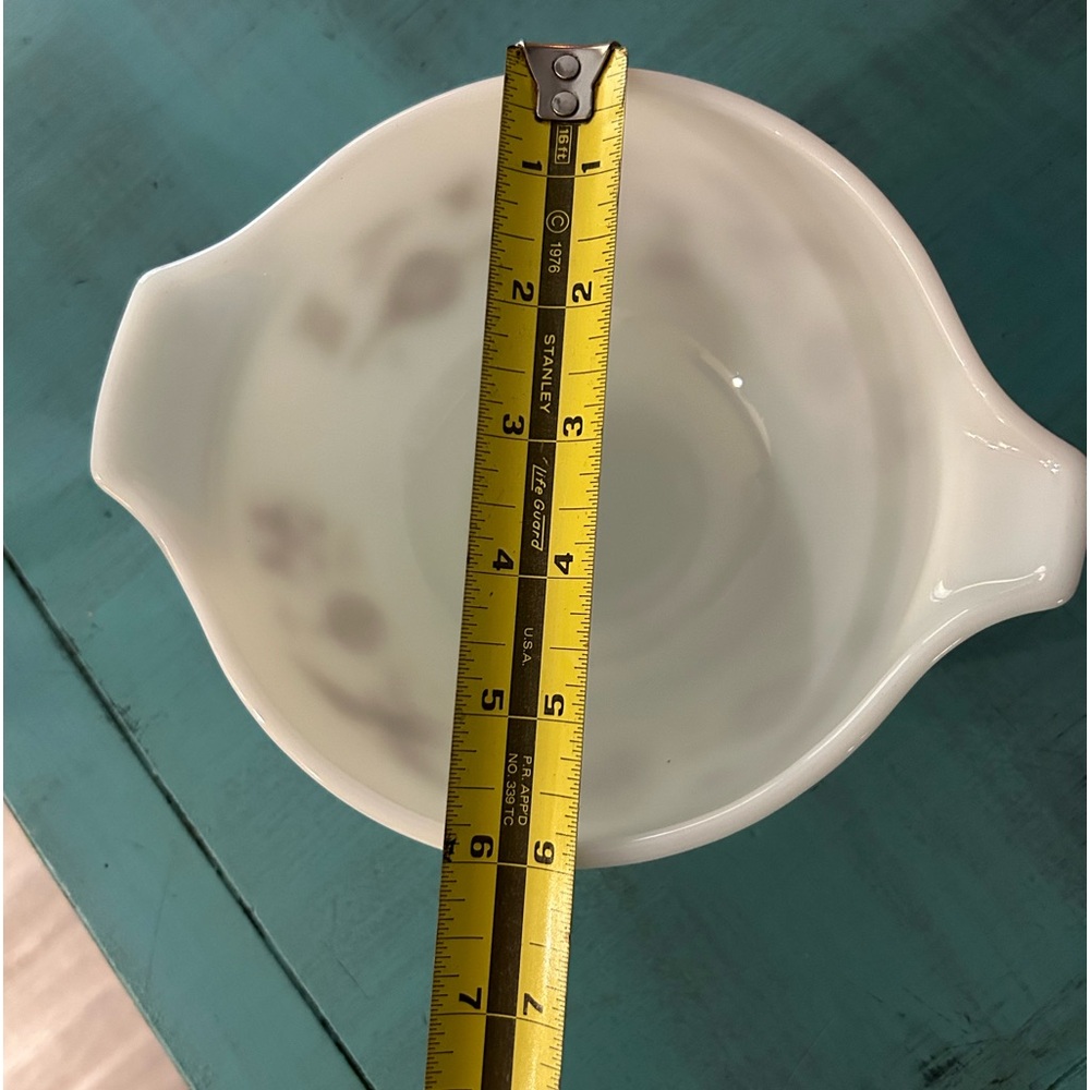 1960’s Pyrex mixing bowl Early American Pattern 1.5 Pt Colonial Cinderella - Picture 5 of 9